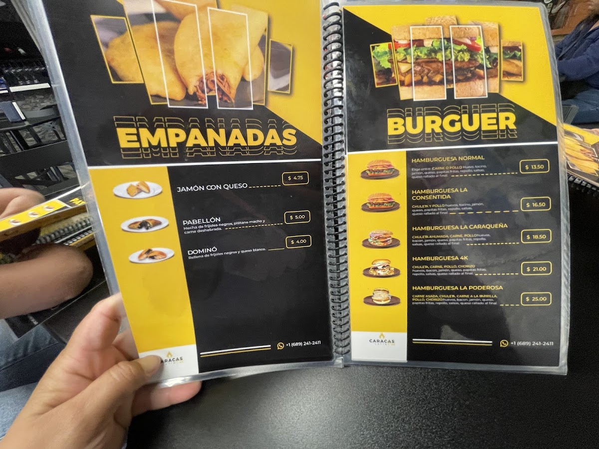 Menu Restaurante Venezolano Caracas Latín Food-6