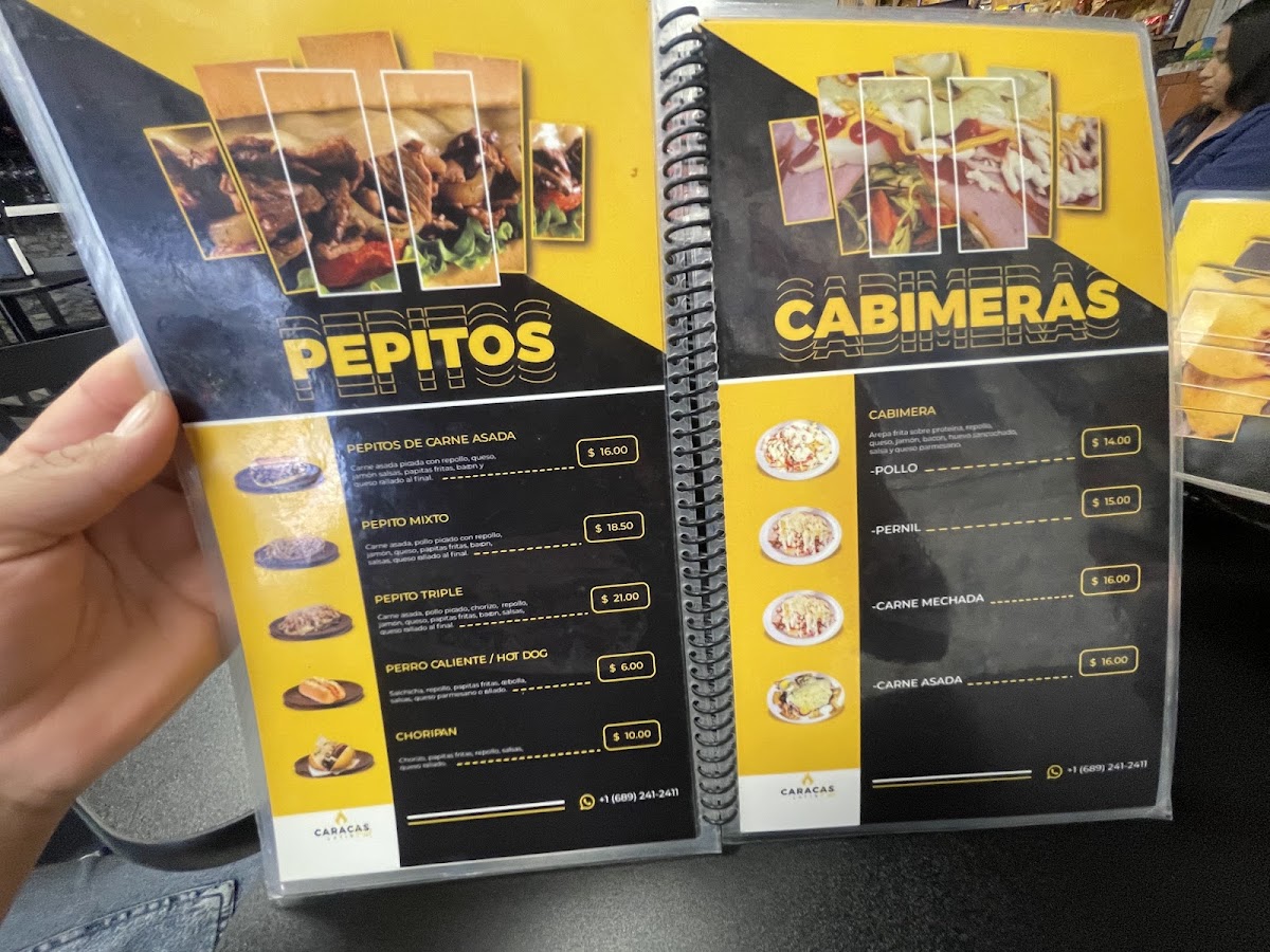 Menu Restaurante Venezolano Caracas Latín Food-7