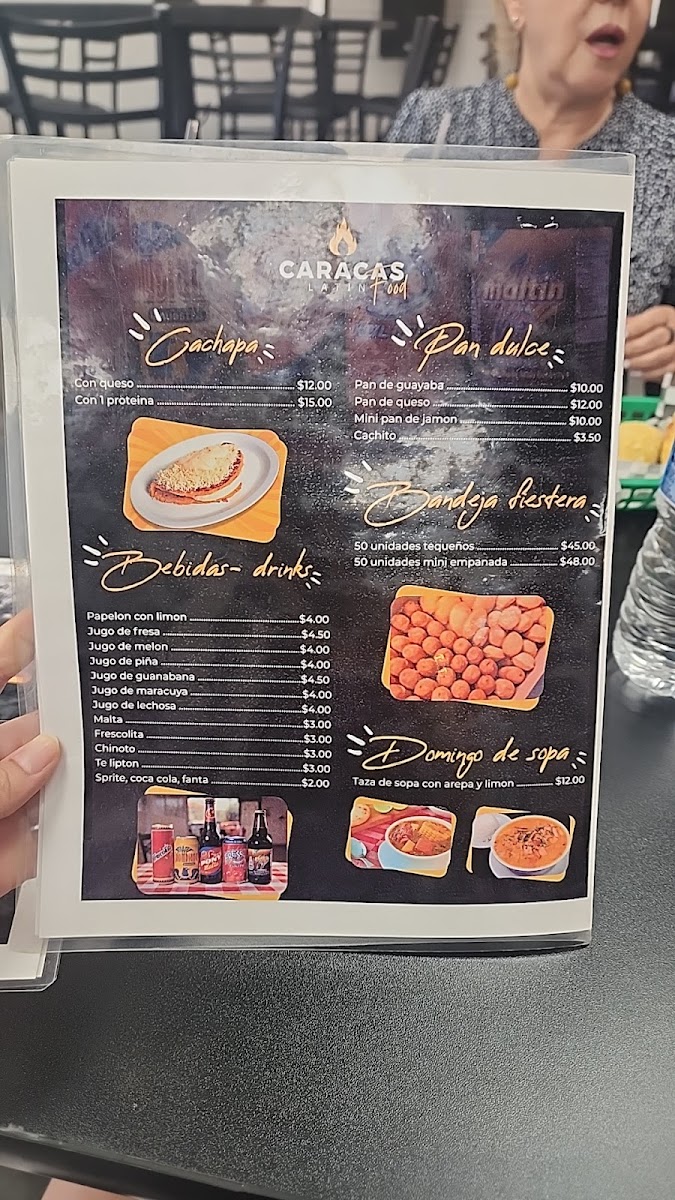 Menu Restaurante Venezolano Caracas Latín Food-8