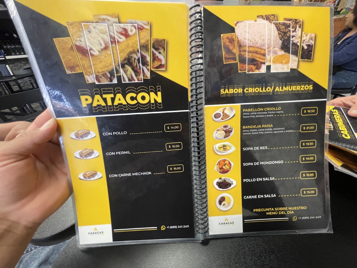Menu Restaurante Venezolano Caracas Latín Food-9