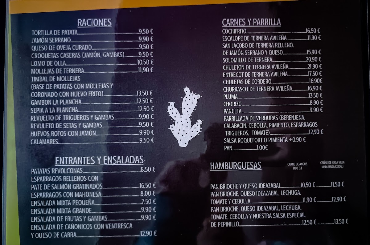 Menu Restaurante Venta San José-1