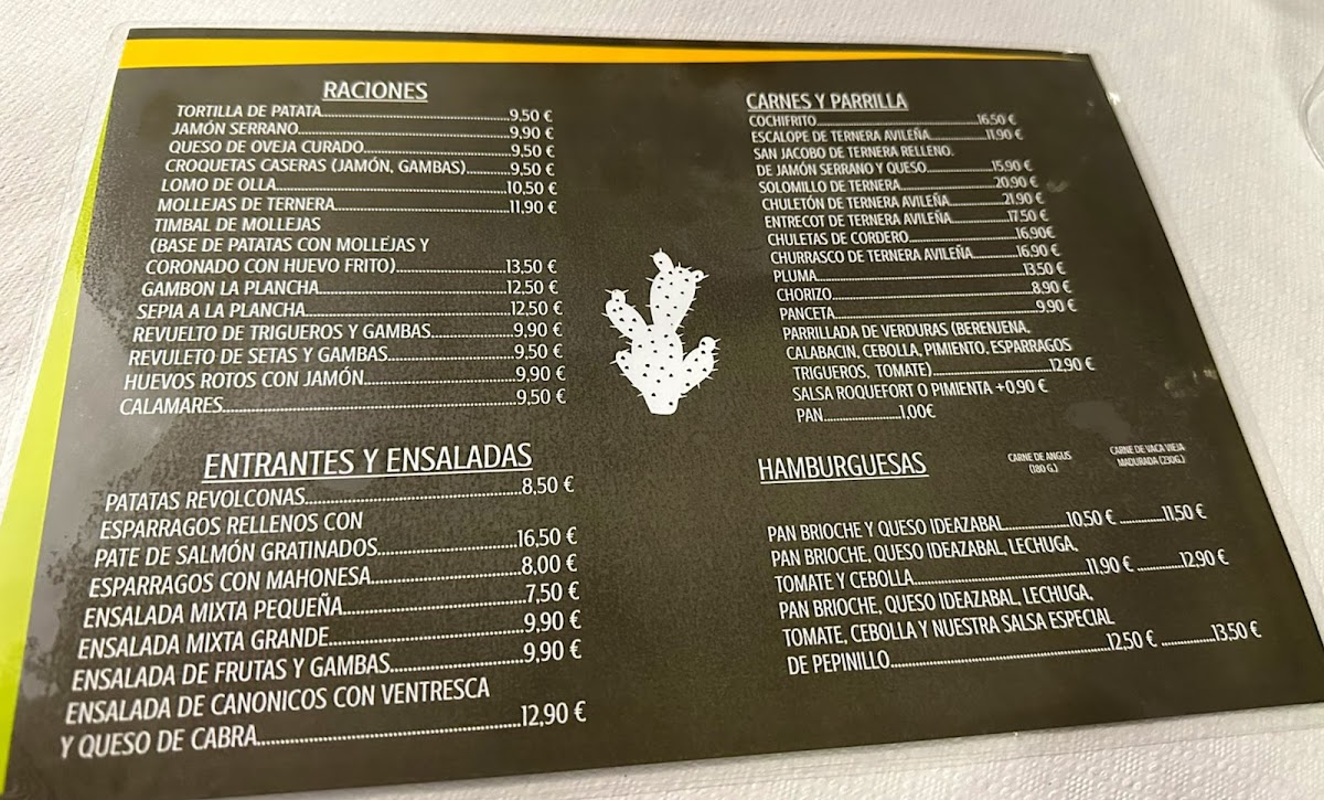 Menu Restaurante Venta San José-3