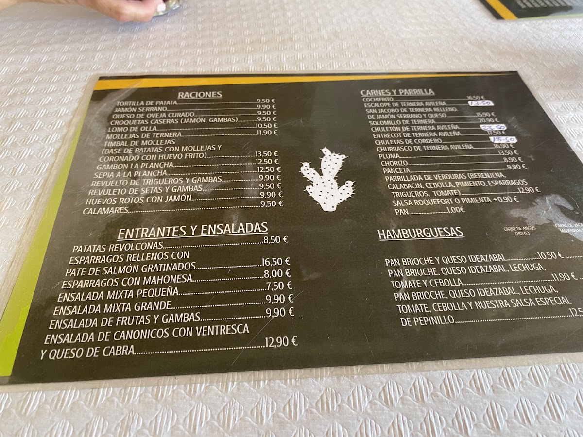 Menu Restaurante Venta San José-4