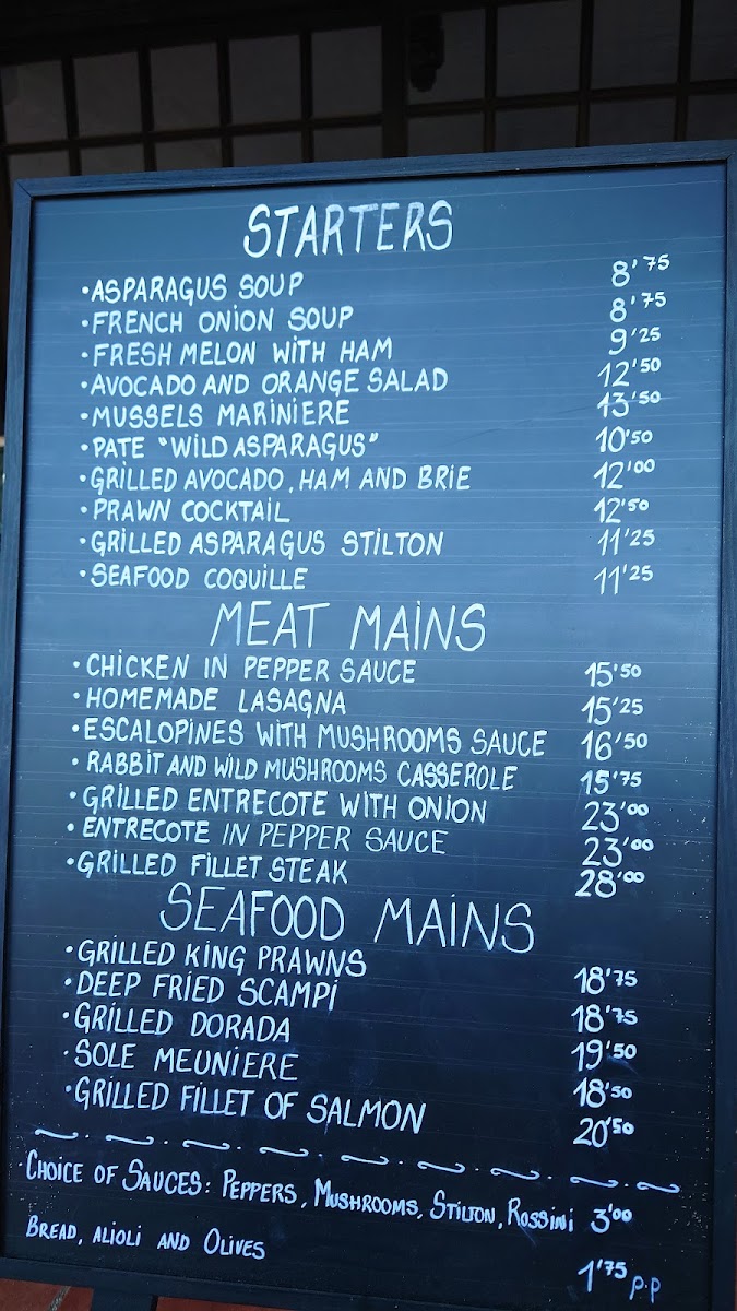 Menu Restaurante Wild Asparagus-1