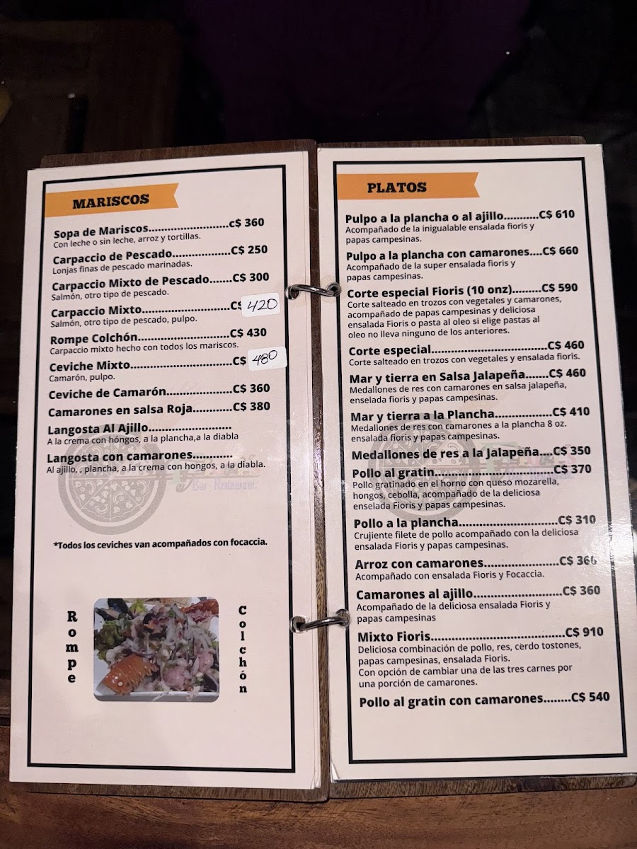 Menu Restaurante Y Bar Fiori's-2