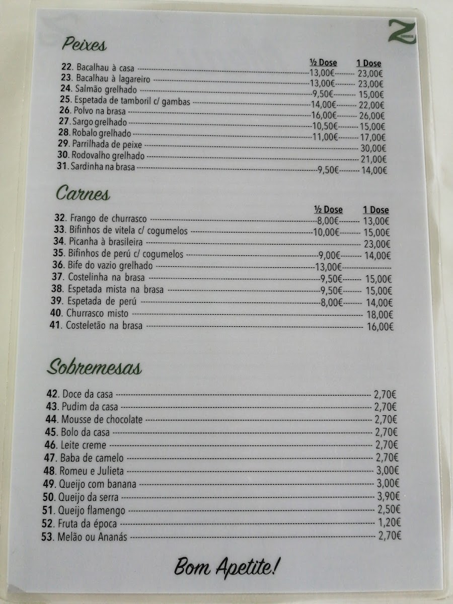 Menu Restaurante Zefa Carqueija-10