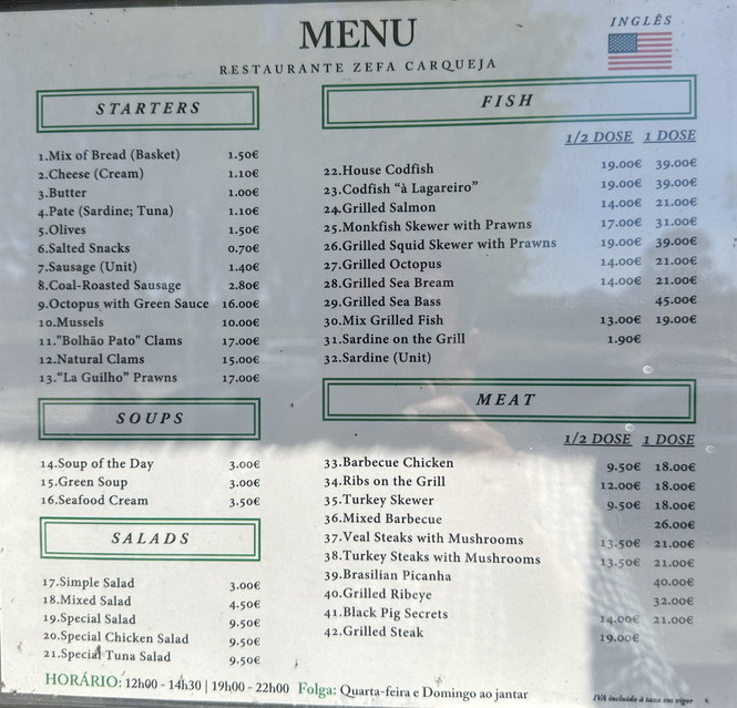 Menu Restaurante Zefa Carqueija-2