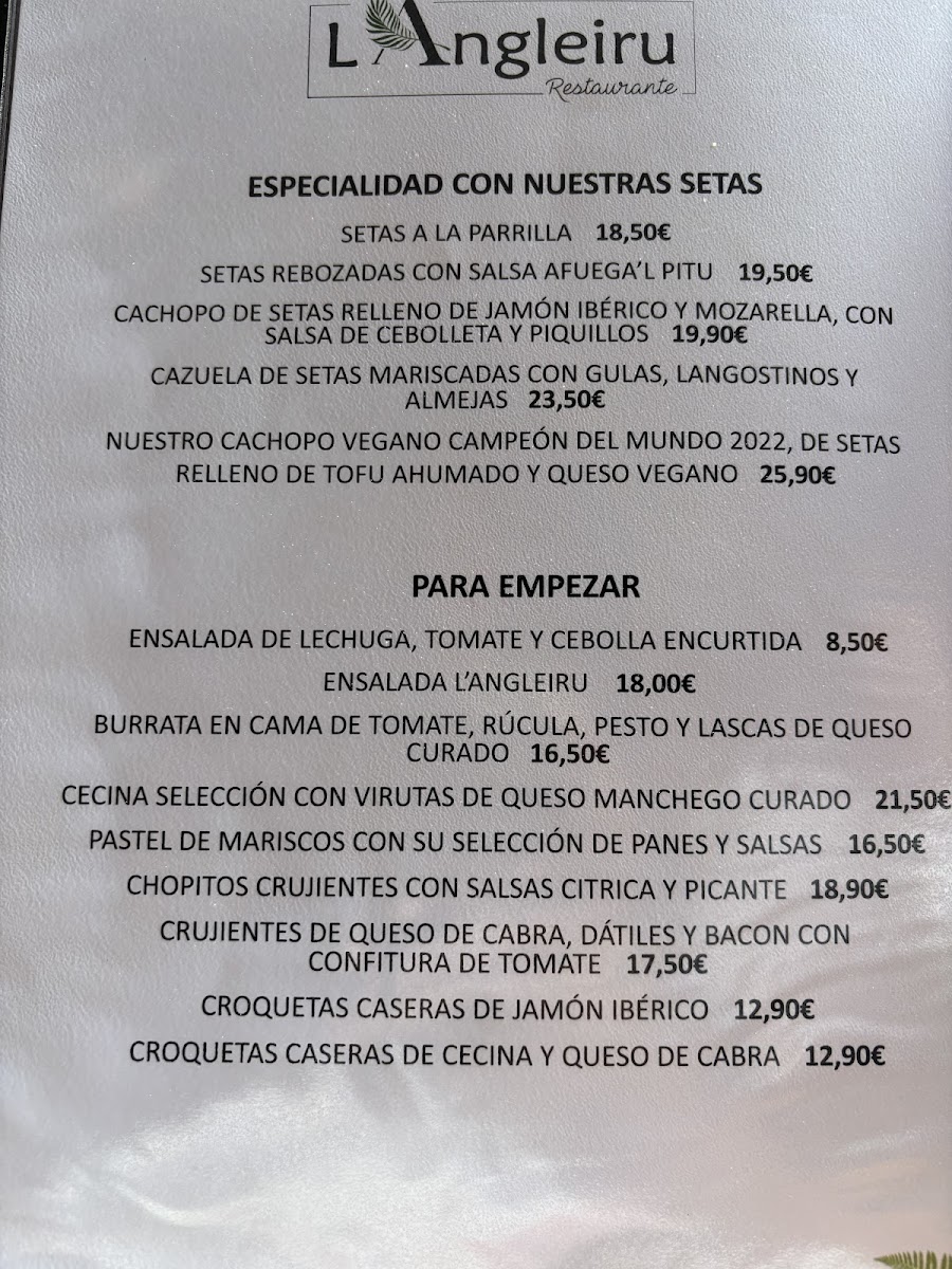 Menu Restaurantel'angleiru-9