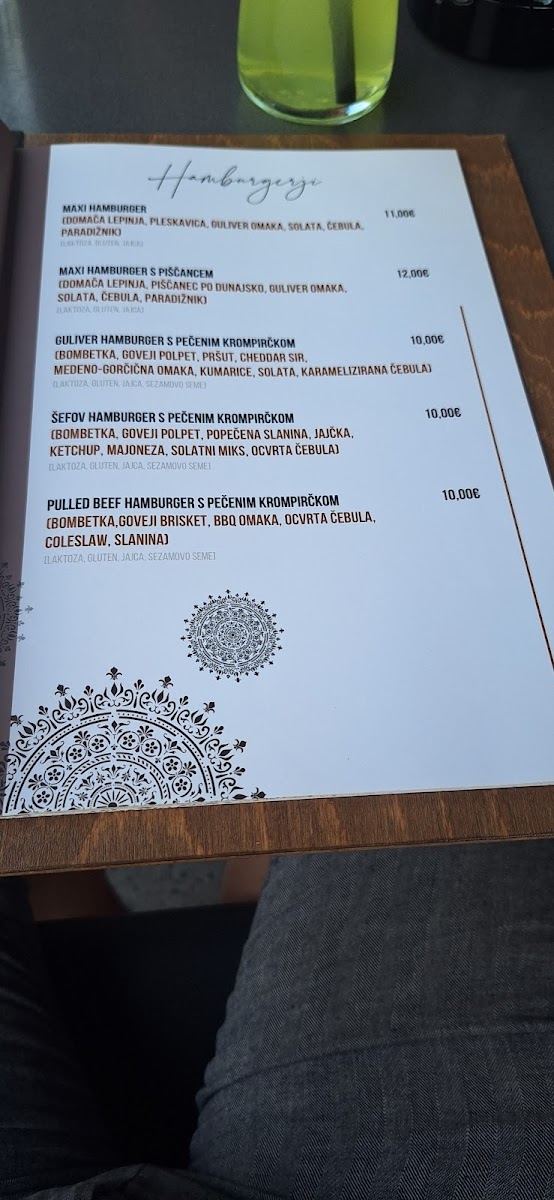 Menu Restavracija In Pizzeria Guliver-3