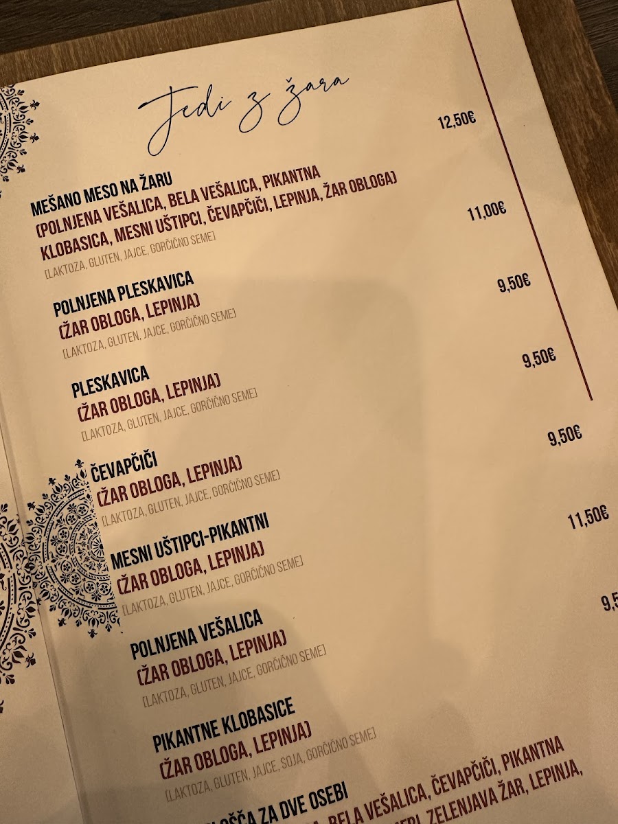 Menu Restavracija In Pizzeria Guliver-4