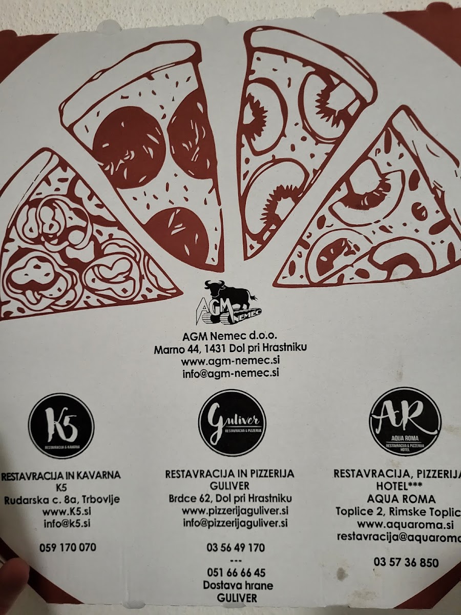 Menu Restavracija In Pizzeria Guliver-6
