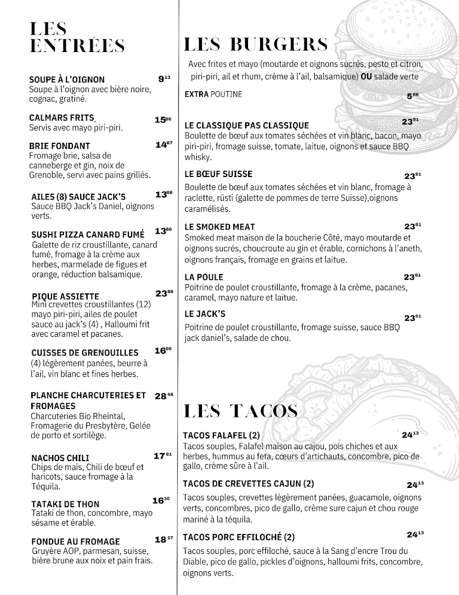 Menu Resto-Bières Le Thymbré-1