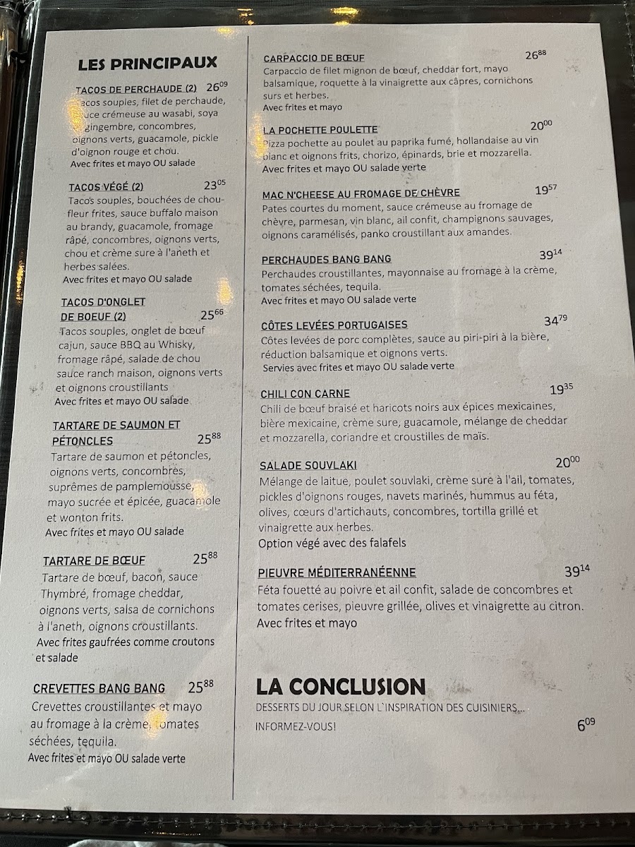 Menu Resto-Bières Le Thymbré-6