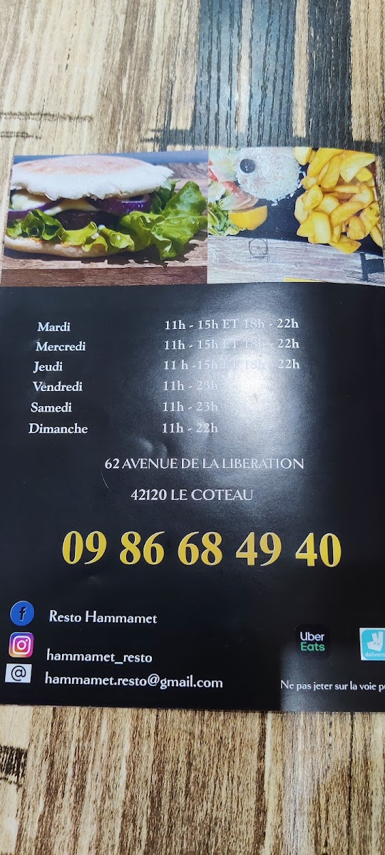 Menu Resto Hammamet-2