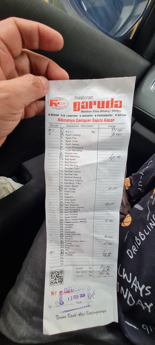 Menu Restoran Garuda Medan-8