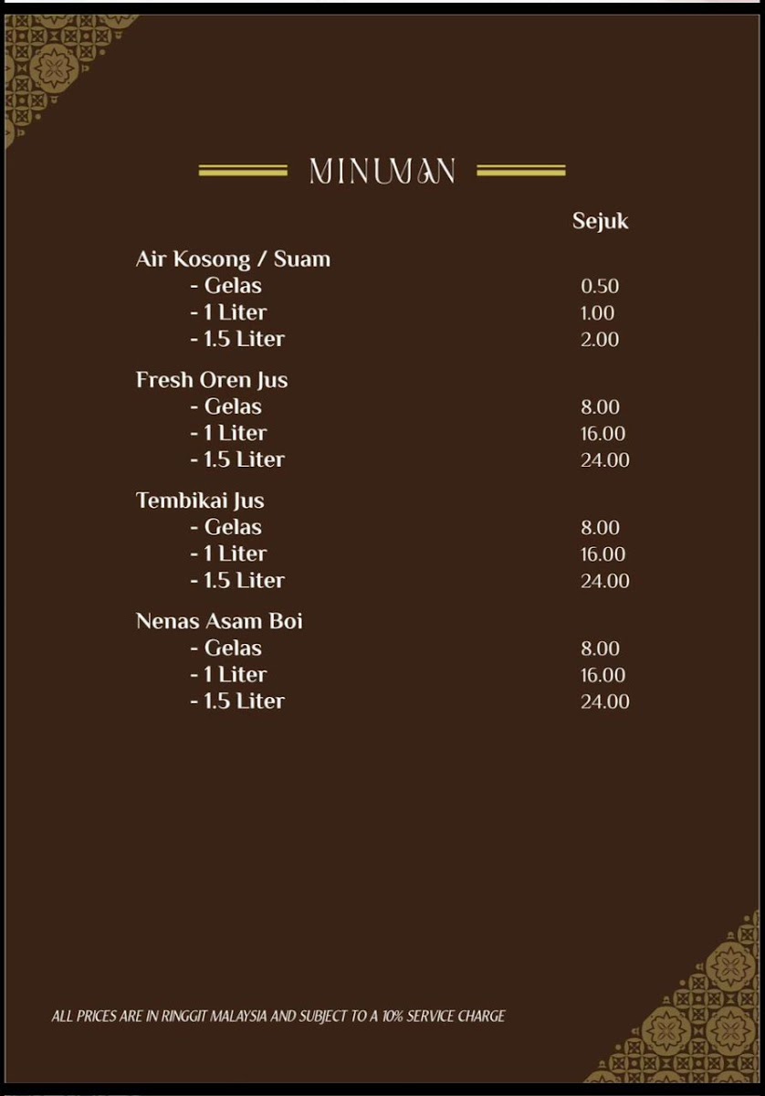Menu Restoran Golek Golek Suasana Kampung-4