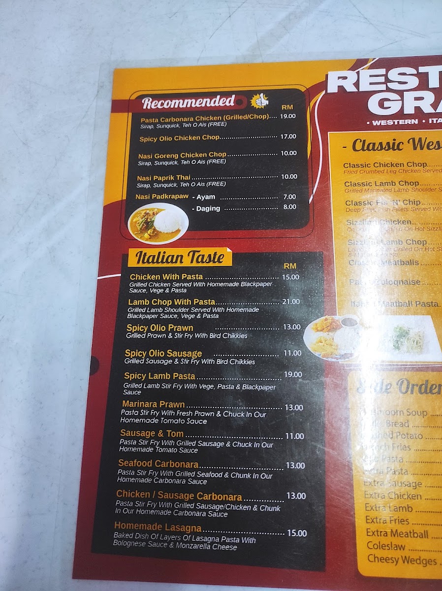 Menu Restoran Grazie-3