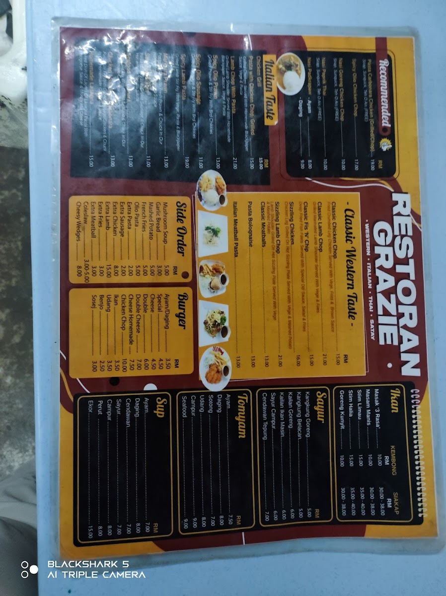 Menu Restoran Grazie-5