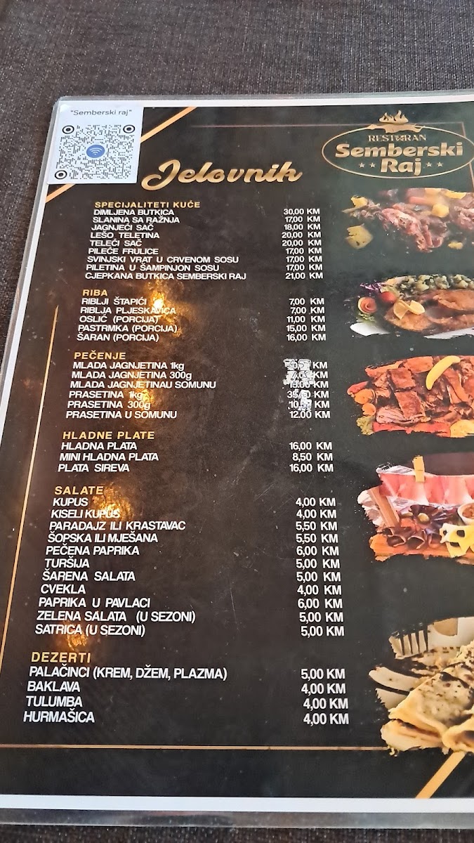 Menu Restoran I Pecenjara Semberski Raj-1