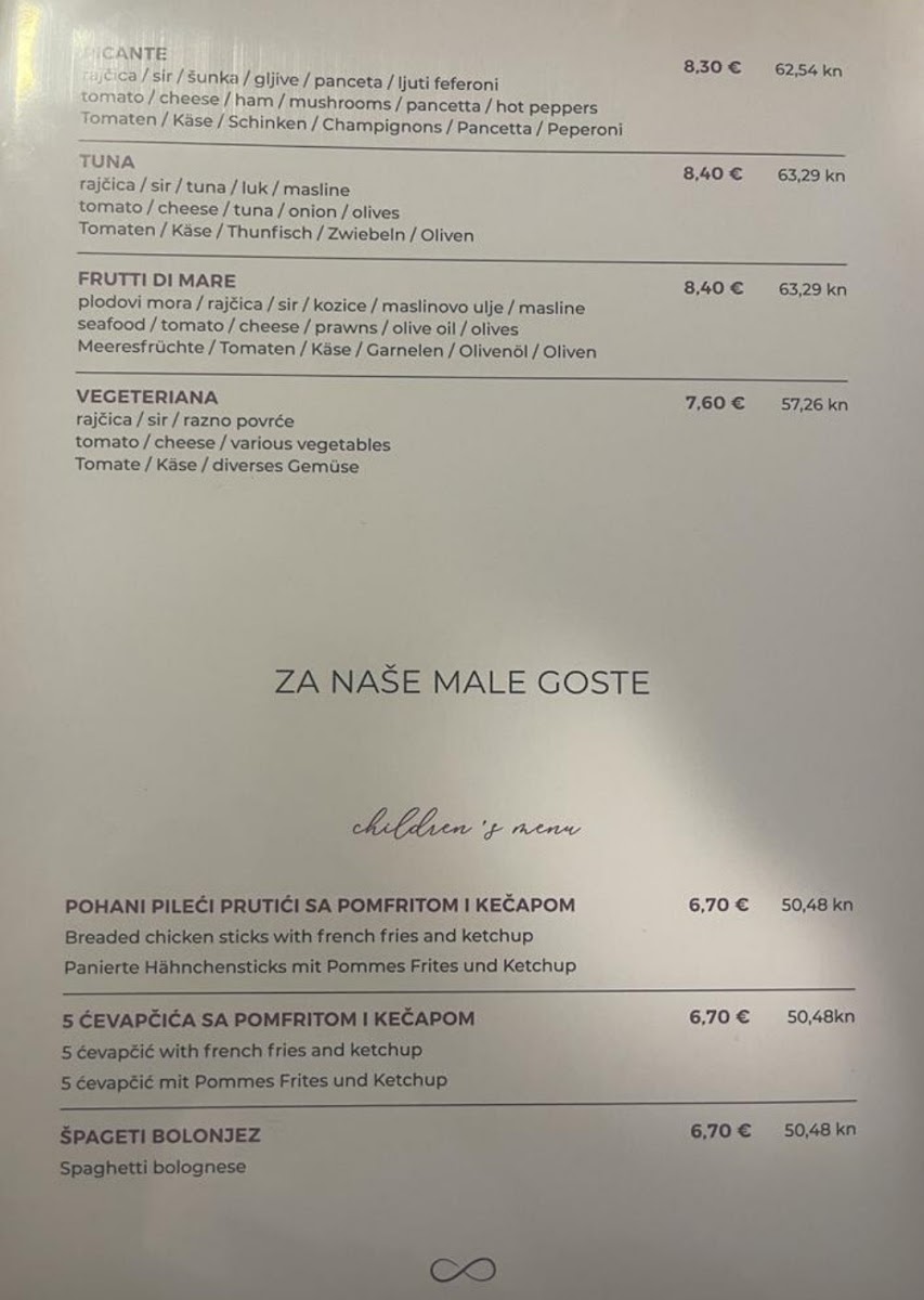 Menu Restoran Infinity-10