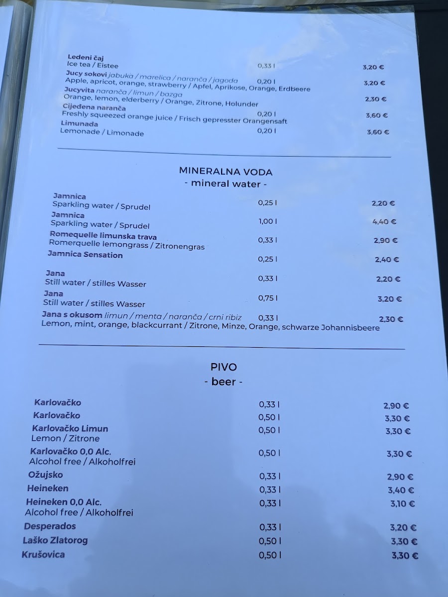 Menu Restoran Infinity-3