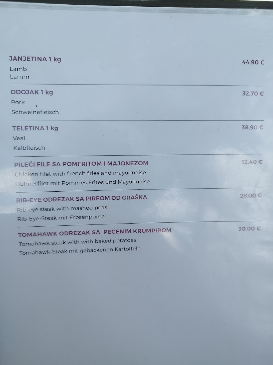 Menu Restoran Infinity-4