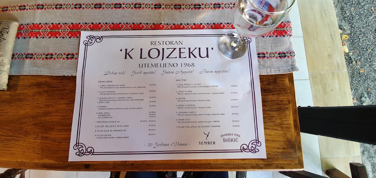 Menu Restoran K Lojzeku-9