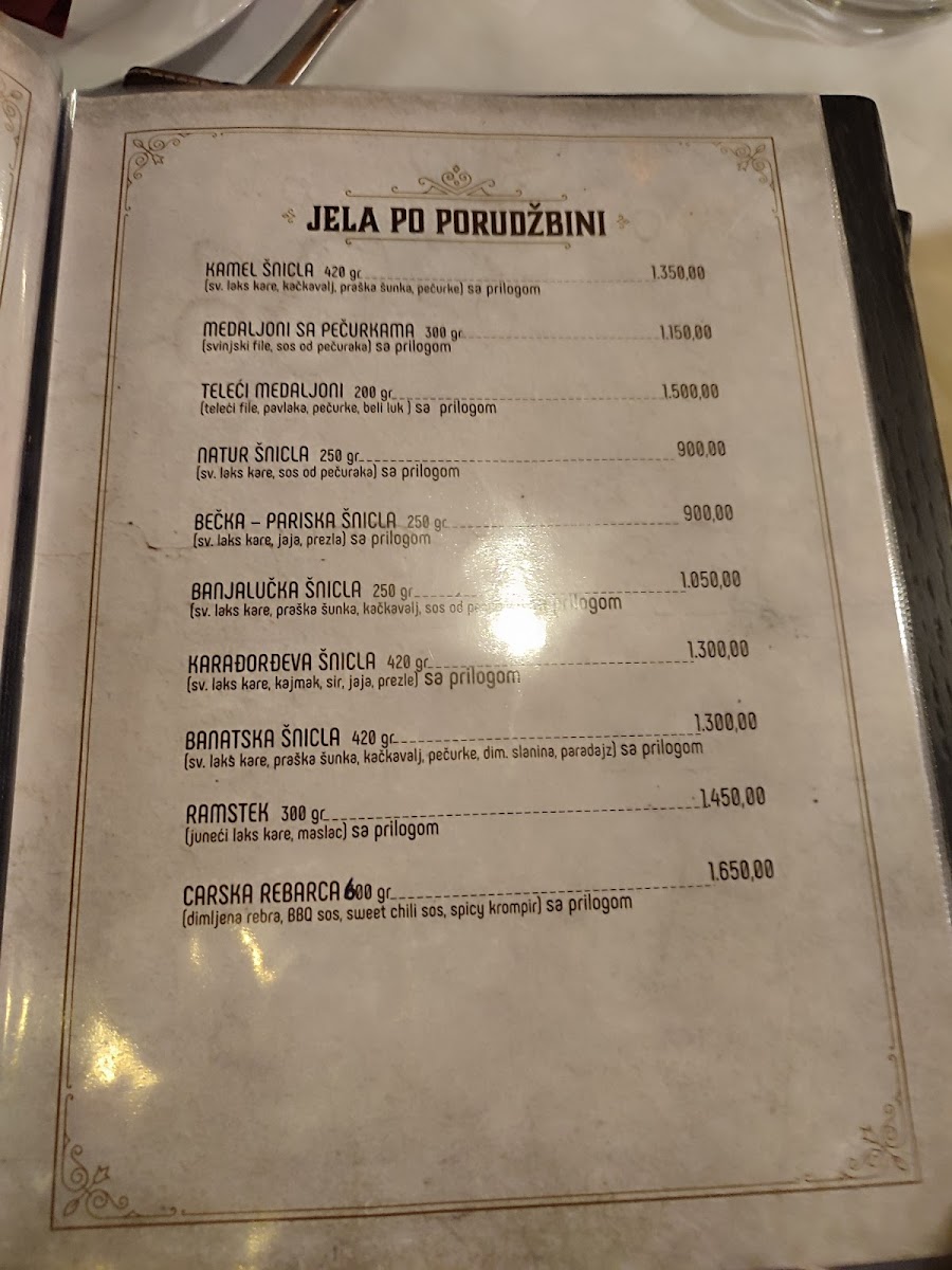 Menu Restoran Kamel-1