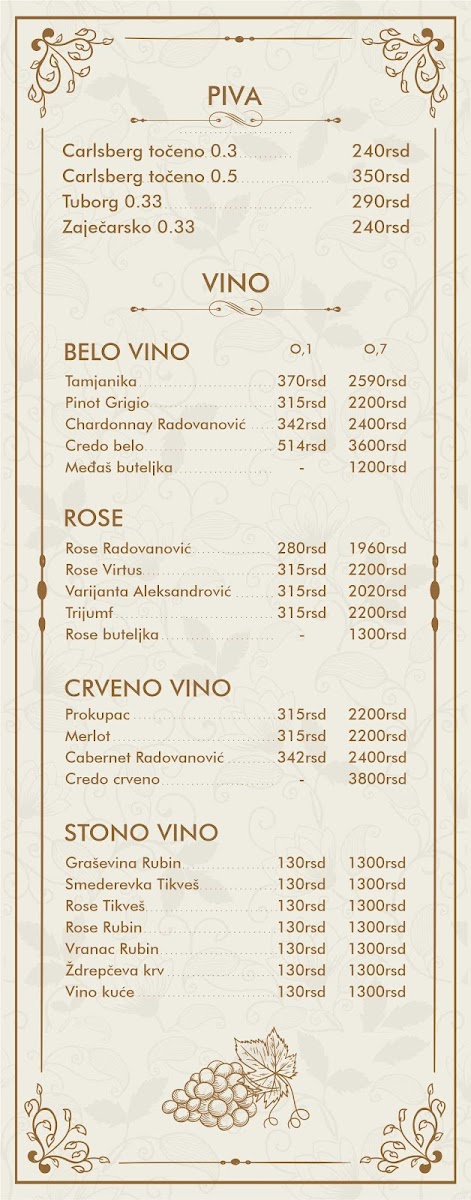 Menu Restoran Rujna Zora-1