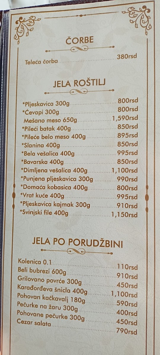 Menu Restoran Rujna Zora-7