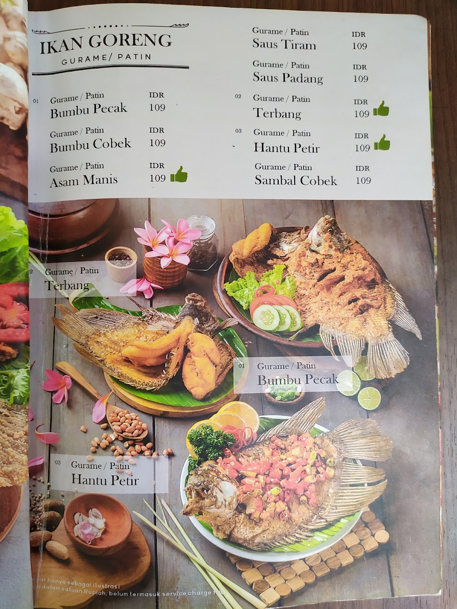Menu Restoran Saung Wulan Tambun Bekasi-10