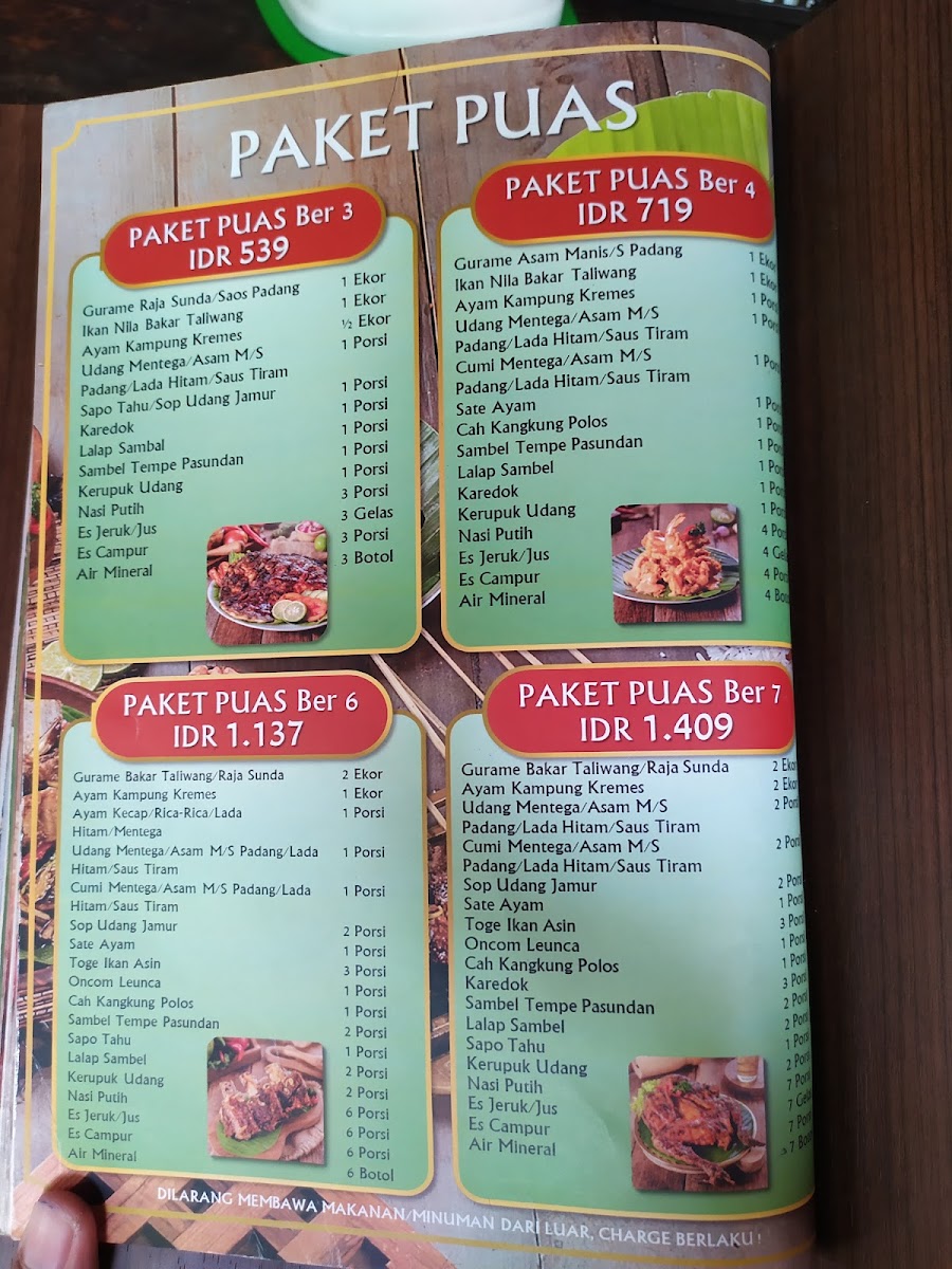 Menu Restoran Saung Wulan Tambun Bekasi-4