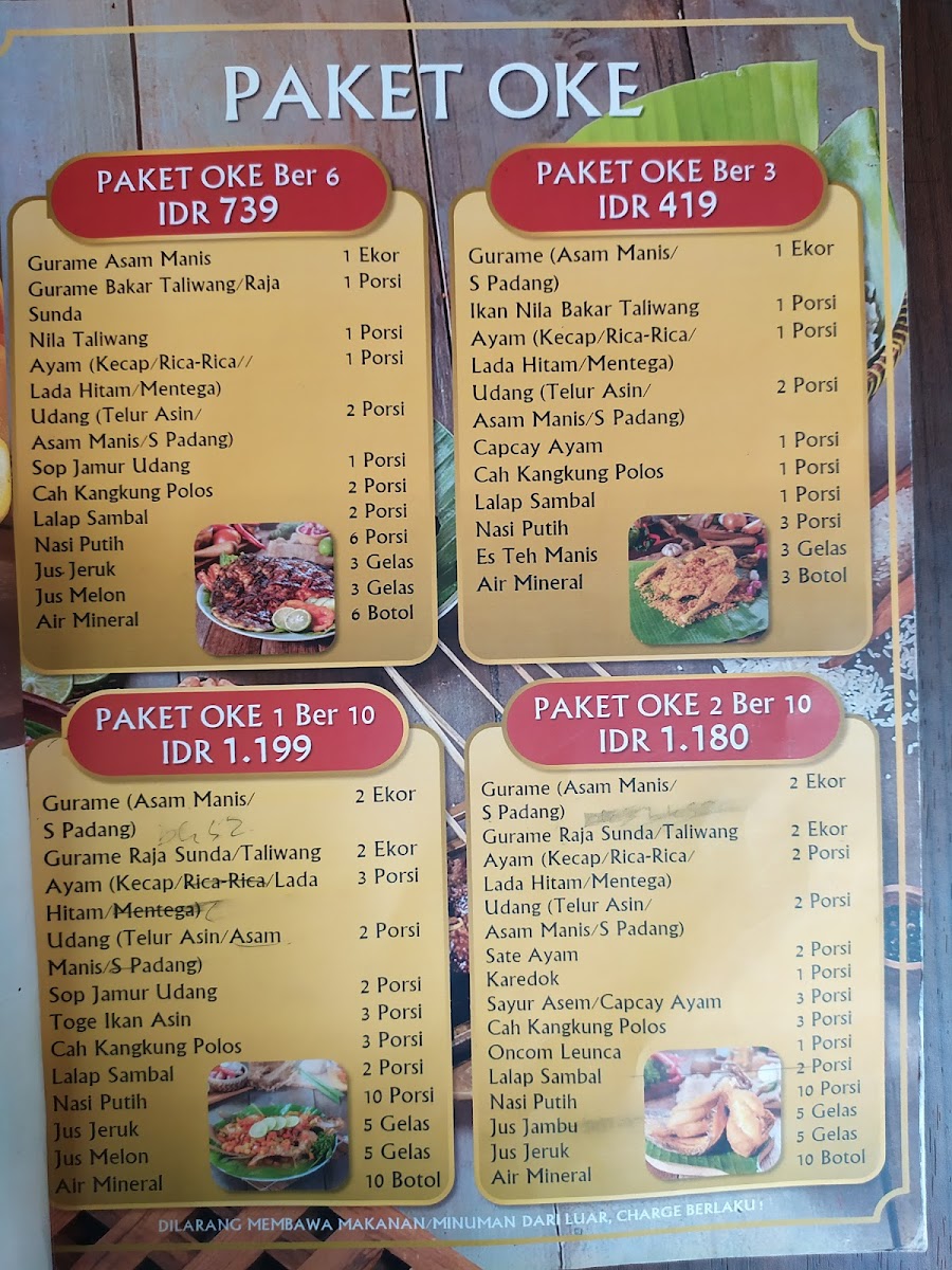 Menu Restoran Saung Wulan Tambun Bekasi-9