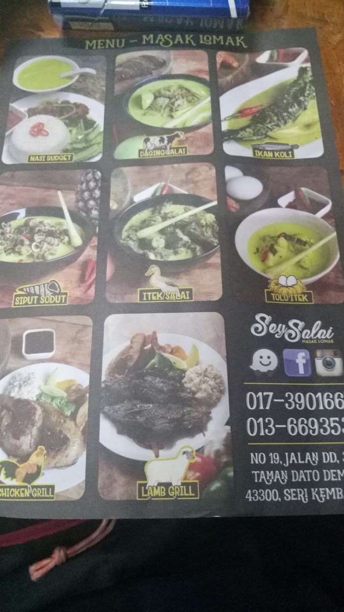 Menu Restoran Sey Salai Masak Lomak-9