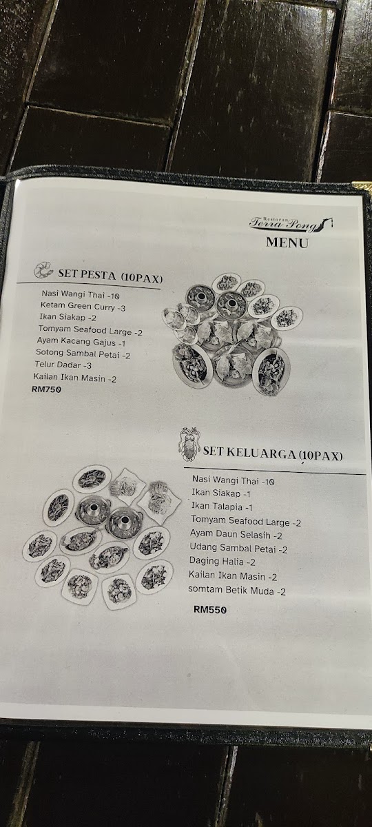 Menu Restoran Terra Pong Batu 18-4