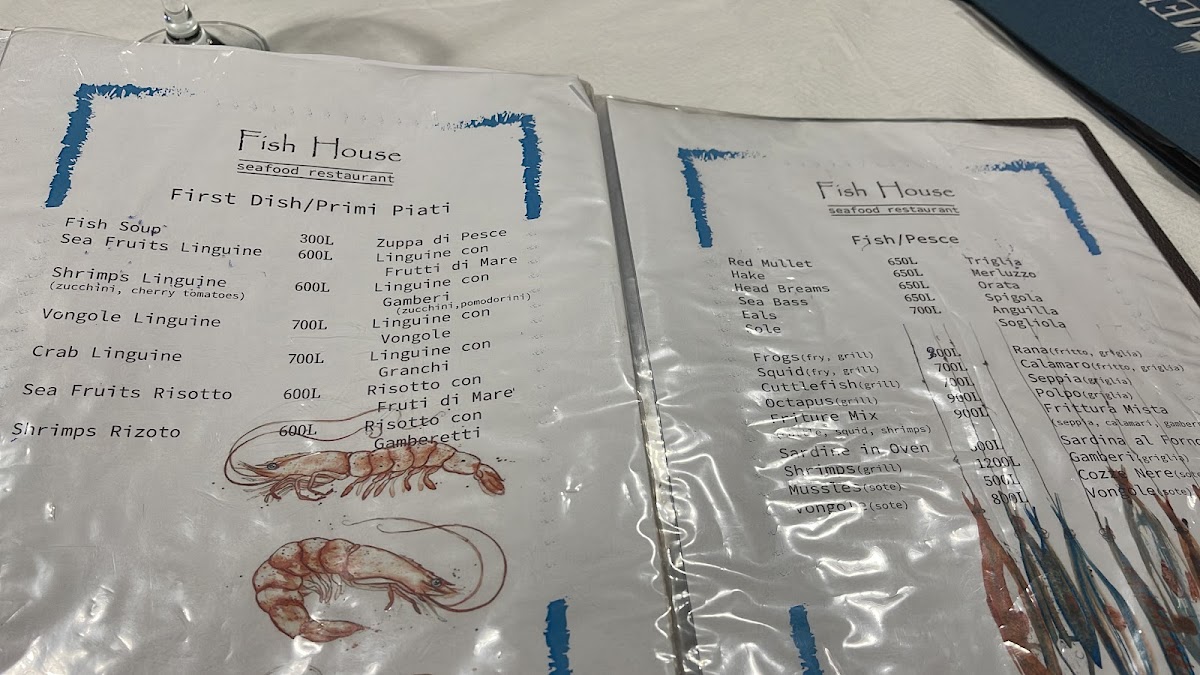 Menu Restorant 'fish House'-6