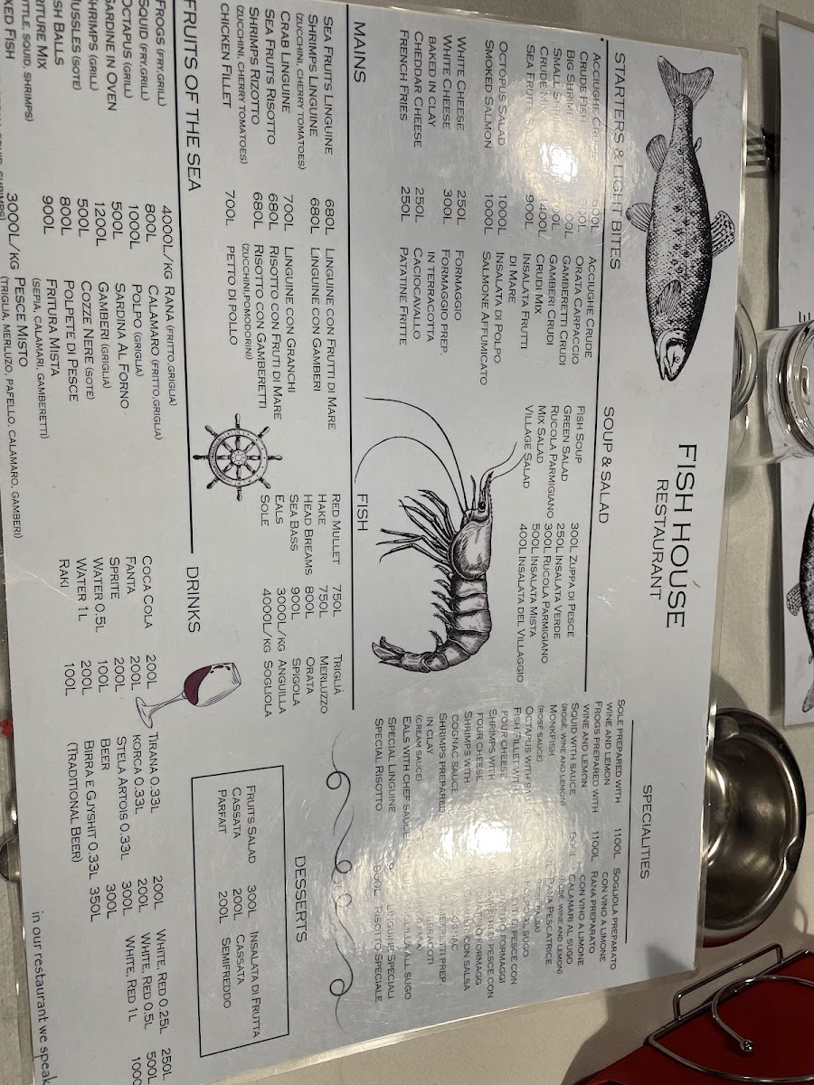 Menu Restorant 'fish House'-8