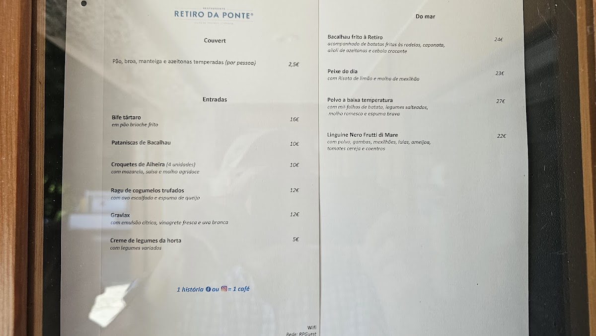 Menu Retiro Da Ponte-2