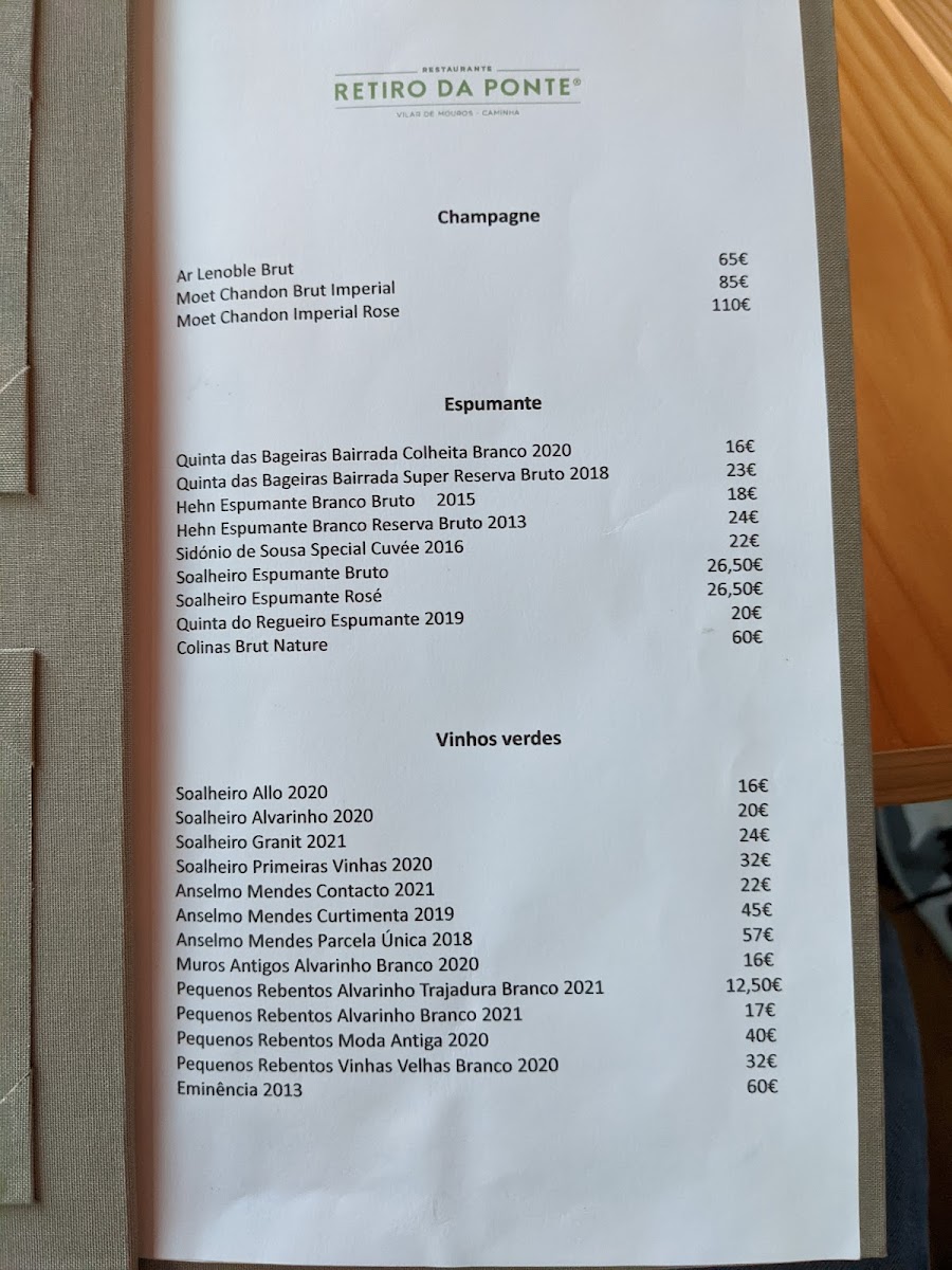 Menu Retiro Da Ponte-4