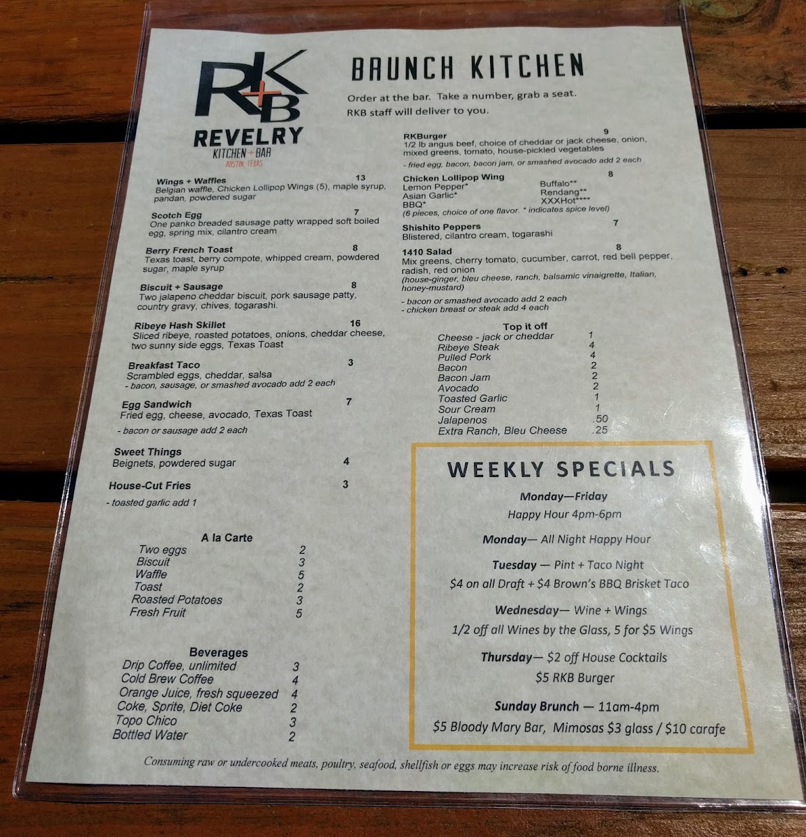 Menu Revelry Kitchen + Bar-9