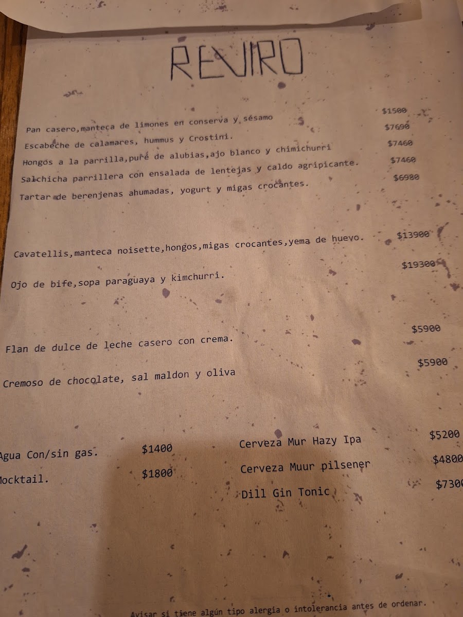 Menu Reviro Restaurant-4