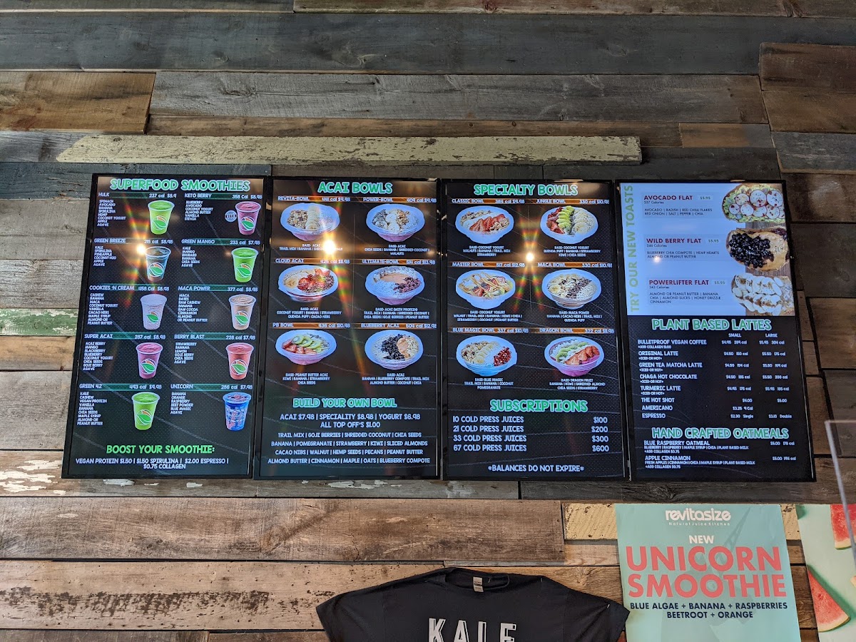 Menu Revitasize - Markham-10
