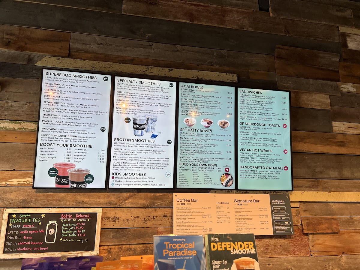 Menu Revitasize - Markham-2