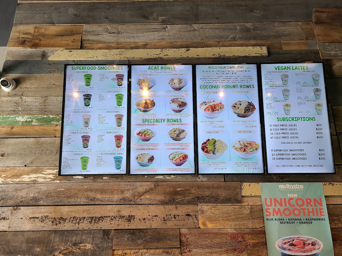 Menu Revitasize - Markham-9