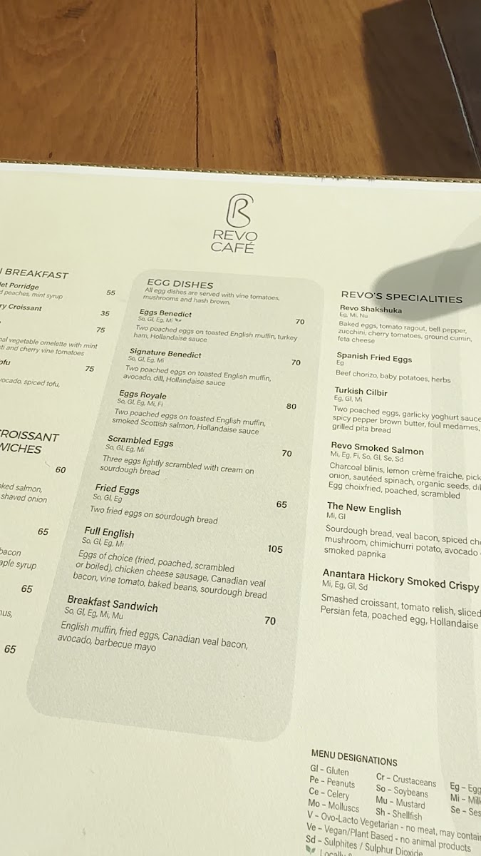 Menu Revo Cafè At Anantara The Palm Dubai Resort-10