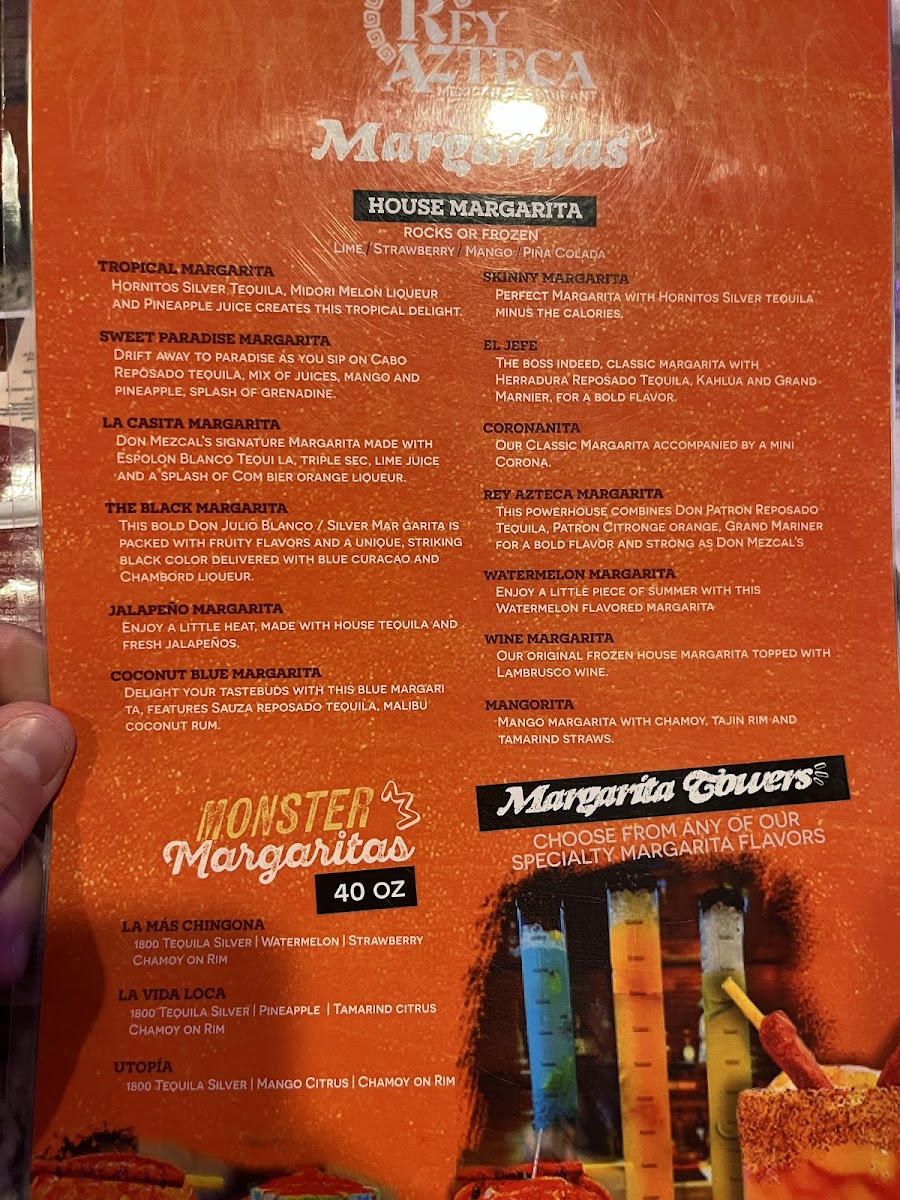 Rey Azteca Mexican Restaurant Palmyra Menu-1