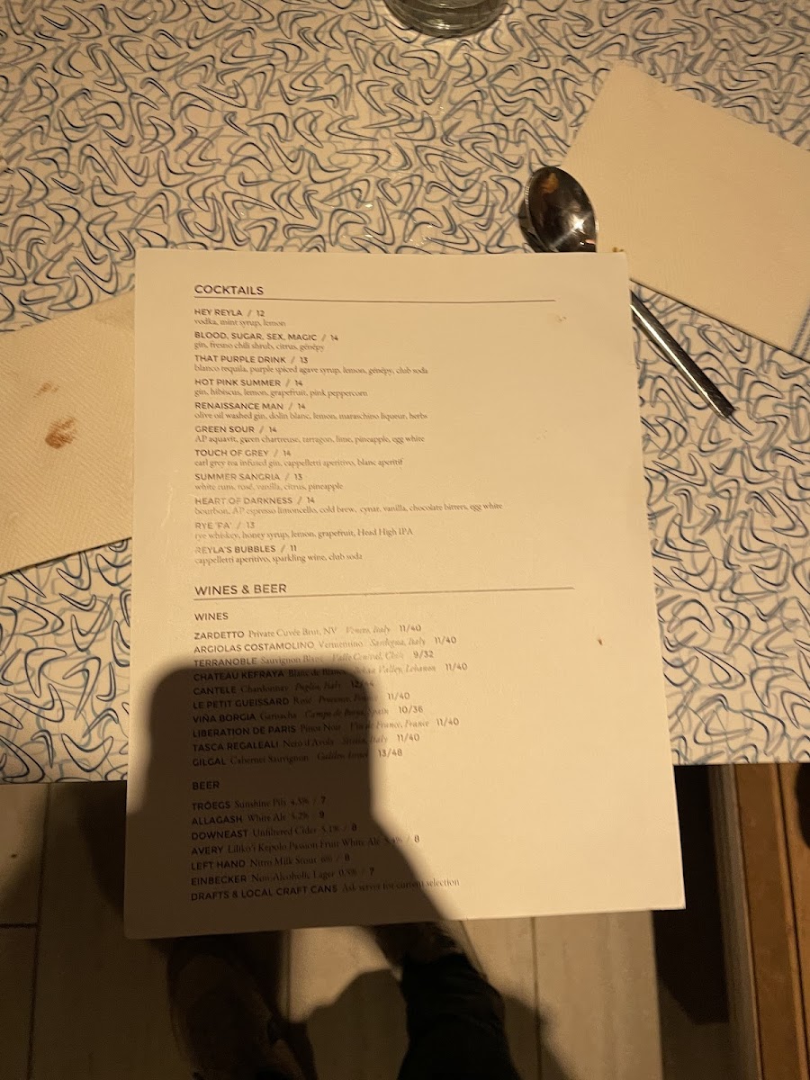 Menu Reyla-8