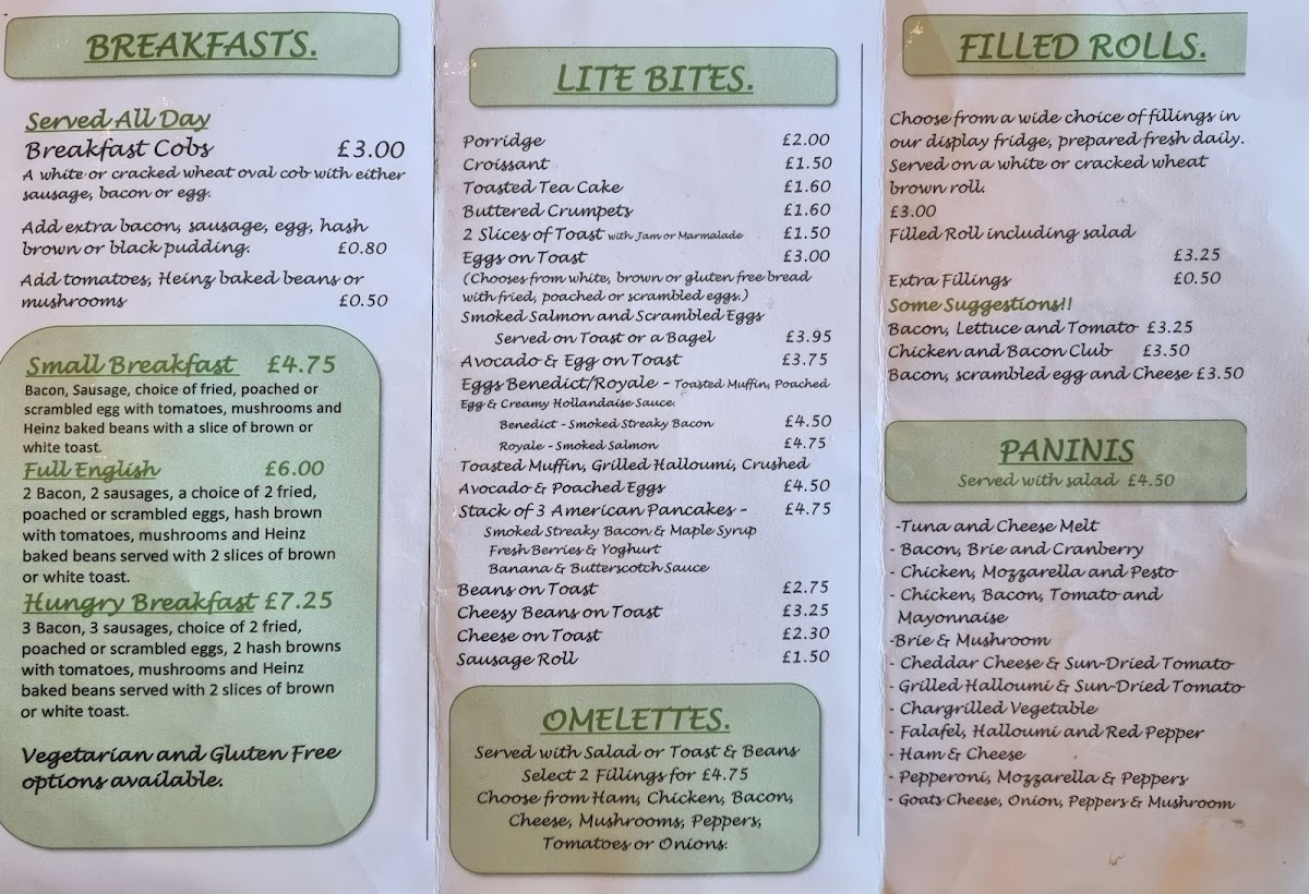 Menu Rhubarbs Café/tea Room-3