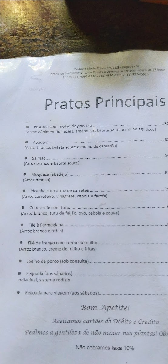 Menu Riacho Doce Restaurant-10