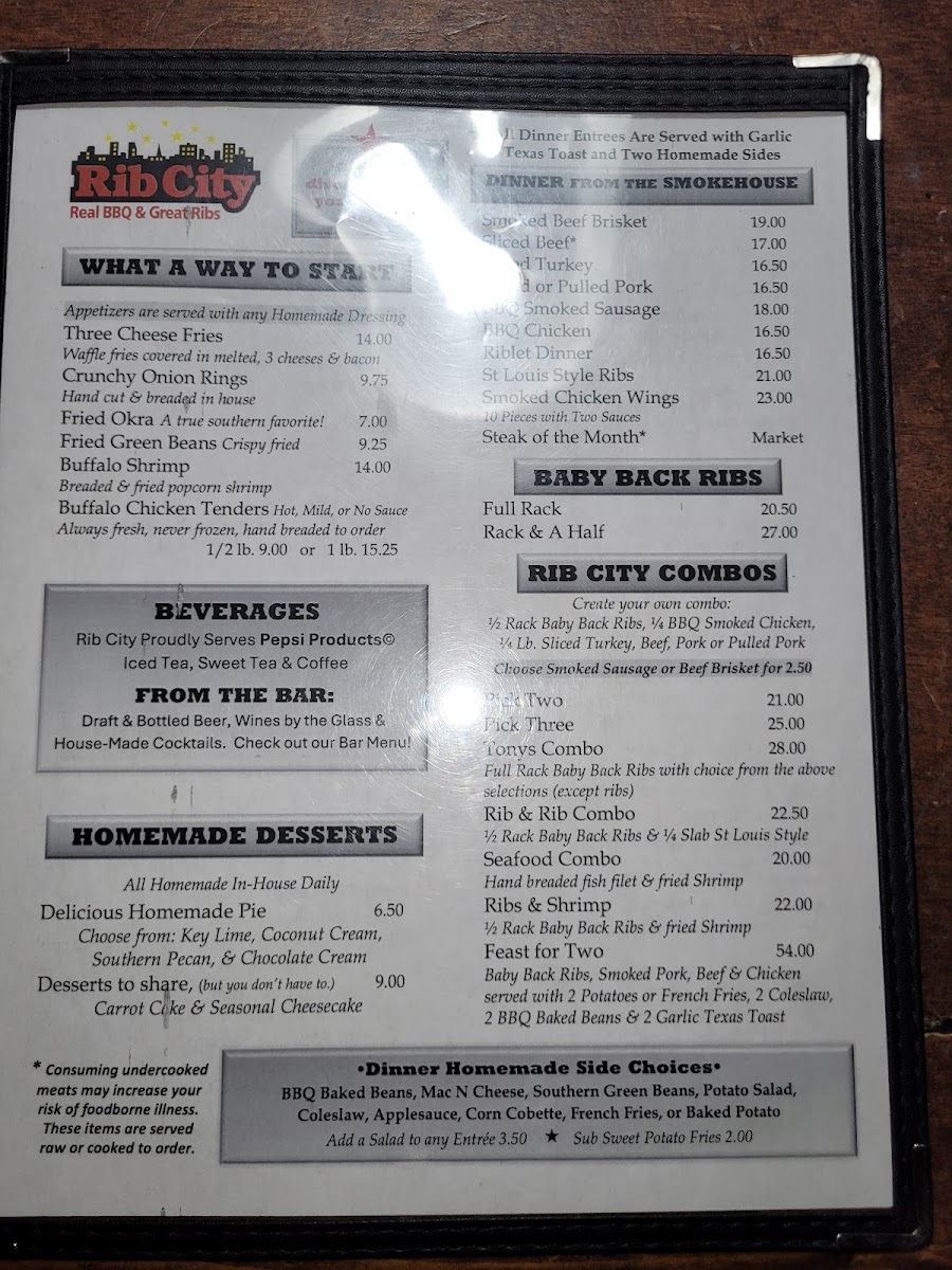 Menu Rib City Grill - Fruita-2